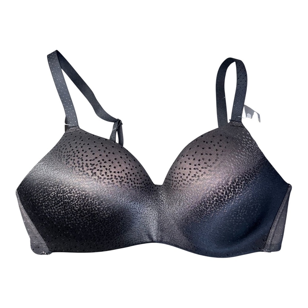 Wacoal Womens Size 38C Black Wire Free Padded Back Smoothing Bra‎ NWT